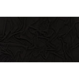 Brushed Cozy Stretch Viscose 2x2 Rib Knit - Faded Black - Deadstock
