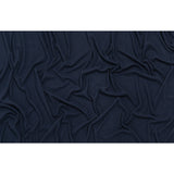 Brushed Cozy Stretch Viscose 2x2 Rib Knit - Navy - Deadstock
