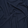 Brushed Cozy Stretch Viscose 2x2 Rib Knit - Navy - Deadstock