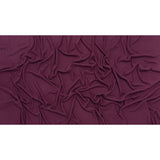 Brushed Cozy Stretch Viscose 2x2 Rib Knit - Plum - Deadstock