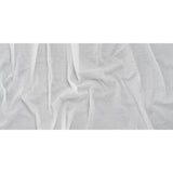 Crinkled Lightweight Cotton Woven - White PFD - Deadstock