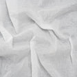 Crinkled Lightweight Cotton Woven - White PFD - Deadstock
