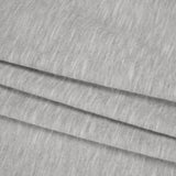 Slubbed Cotton and Polyester Jersey - Heathered Gray - Deadstock