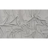 Cotton and Polyester 1x1 Rib Knit - Heathered Warm Gray - Deadstock