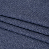 Brushed Stretch Rayon and Polyester Waffle Sweater Knit - Heathered Cadet Blue - Deadstock
