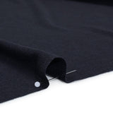 Polyester 1x1 Rib Knit - Navy Blue - Deadstock