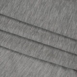 Lightweight Modal, Polyester and Cotton Jersey - Heathered Light Gray - Deadstock