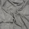 Lightweight Modal, Polyester and Cotton Jersey - Heathered Light Gray - Deadstock