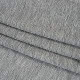 Lightweight Modal, Polyester and Cotton Jersey - Heathered Gray - Deadstock