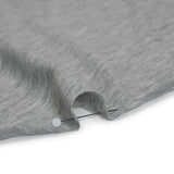 Lightweight Modal, Polyester and Cotton Jersey - Heathered Gray - Deadstock