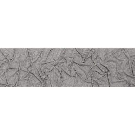 Lightweight Modal, Polyester and Cotton Jersey - Heathered Cloud Gray - Deadstock