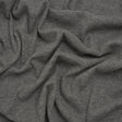 Cotton and Polyester 2x2 Rib Knit - Dark Heathered Gray - Deadstock