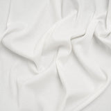 Stretch Cotton 2x2 Rib Knit - White PFD - Deadstock