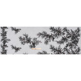 Beaded and Embroidered Tulle with 3D Appliques - Black and Bronze Fanciful Floral Sprays