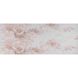 Beaded and Embroidered Tulle with 3D Appliques - Beige and Pink Floral Reflections