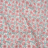Liberty Fabrics Tana Lawn® - Astell Reece Pink - Baby Pink and Light Green Flower Vines