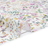 Liberty Fabrics Tana Lawn® - Felda Green - Pink, Yellow and Green Watercolor Flowers
