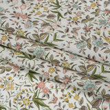 Liberty Fabrics Tana Lawn® - Tapestry Multi Pastel - Light Pink, Green and Yellow Floral and Butterflies