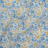 Liberty Fabrics Tana Lawn® - Florence May Blue - Yellow, Blue and White Wildflower Field