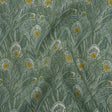 Liberty Fabrics Tana Lawn® - Queen Hera Green - Basil Green and Golden Yellow Field of Feathers