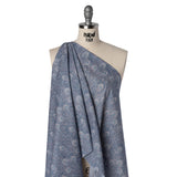 Liberty Fabrics Tana Lawn® - Queen Hera Multi Neutral - Gray and Blue Field of Feathers