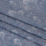 Liberty Fabrics Tana Lawn® - Queen Hera Multi Neutral - Gray and Blue Field of Feathers