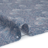 Liberty Fabrics Tana Lawn® - Queen Hera Multi Neutral - Gray and Blue Field of Feathers