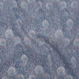 Liberty Fabrics Tana Lawn® - Queen Hera Multi Neutral - Gray and Blue Field of Feathers
