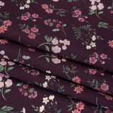 Liberty Fabrics Tana Lawn® - Annie Purple - Royal Purple, Pink and Green Scattered Wildflowers