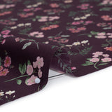 Liberty Fabrics Tana Lawn® - Annie Purple - Royal Purple, Pink and Green Scattered Wildflowers