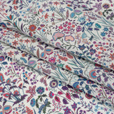 Liberty Fabrics Tana Lawn® - Shepherdly Song Purple - Purple, Blue and Pink Wildflowers