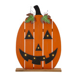 Glitzhome 2.48-ft Lighted Jack-o-lantern Sign Halloween Decoration