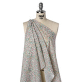 Liberty Fabrics Tana Lawn® - Empress Pink Light - Baby Pink and Mint Green Trailing Cherry Blossoms