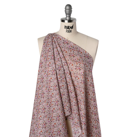 Liberty Fabrics Tana Lawn® - Ava Pink - Pink, Red and Burgundy Florals