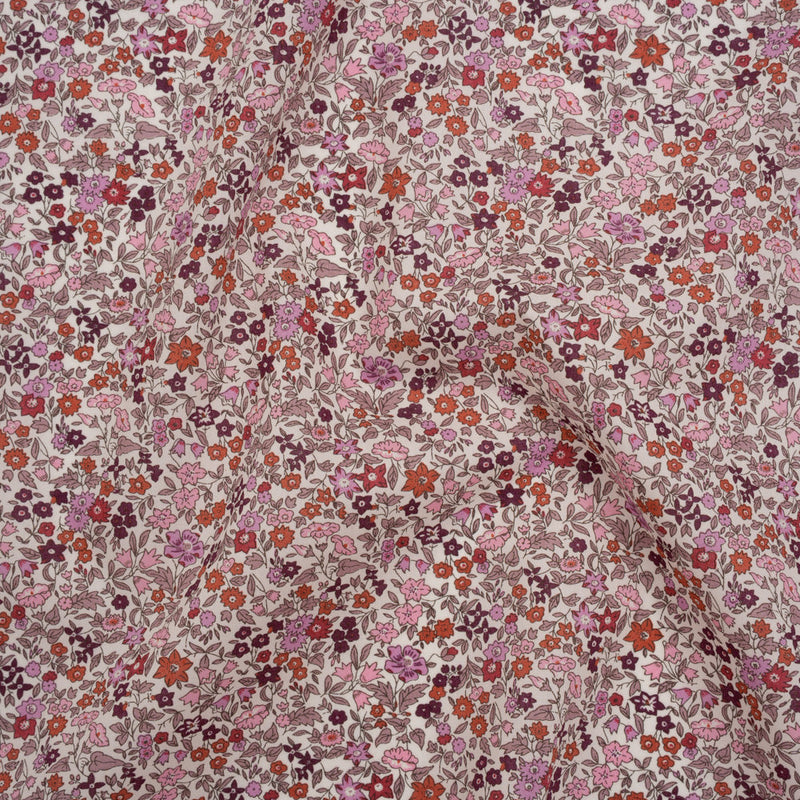 Liberty Fabrics Tana Lawn® - Ava Pink - Pink, Red and Burgundy Florals