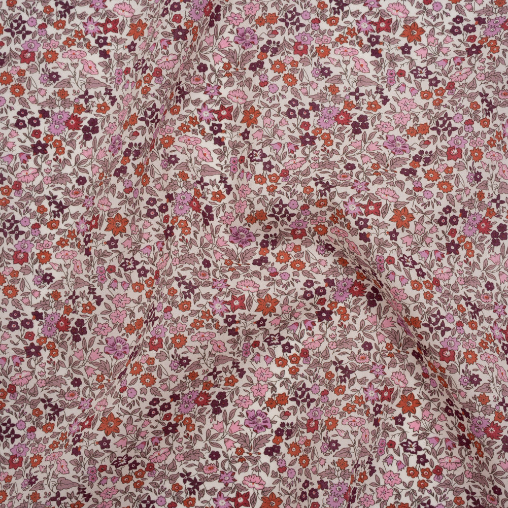 Liberty Fabrics Tana Lawn® - Ava Pink - Pink, Red and Burgundy Florals
