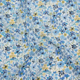 Liberty Fabrics Tana Lawn® - Dreams of Summer Blue - Light Blue and Pale Yellow Watercolor Floral