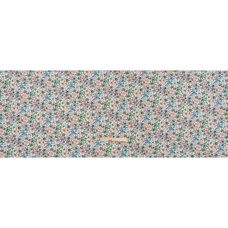 Liberty Fabrics Tana Lawn® - Dreams of Summer Green - Pink, Green and Blue Watercolor Floral