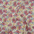 Liberty Fabrics Tana Lawn® - Swirling Petals Purple - Berry Pink, Blue and Yellow Floral