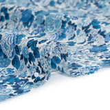 Liberty Fabrics Tana Lawn® - Elysian Day Blue - Sky, Cobalt and White Rosy Blooms