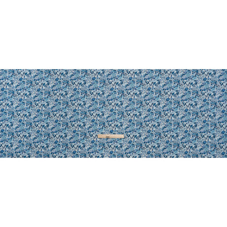 Liberty Fabrics Tana Lawn® - Elysian Day Blue - Sky, Cobalt and White Rosy Blooms