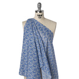 Liberty Fabrics Tana Lawn® - Betsy Ann Blue - Blue, Teal and Orange Floral