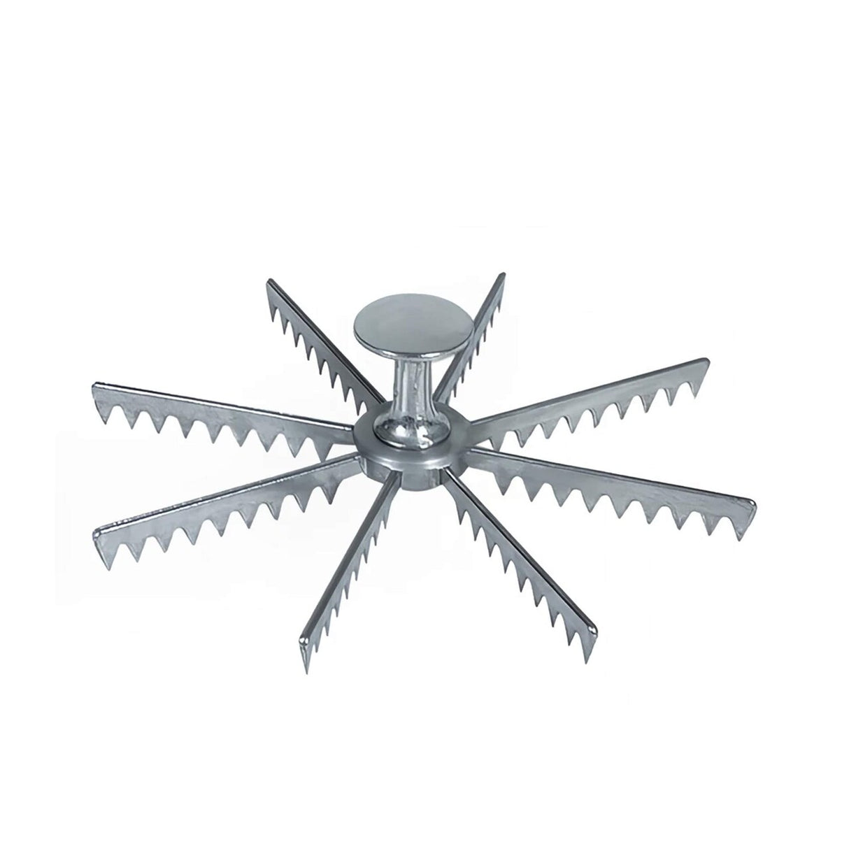 Pie Marker 8 Cut Cast Aluminum Polished Finish