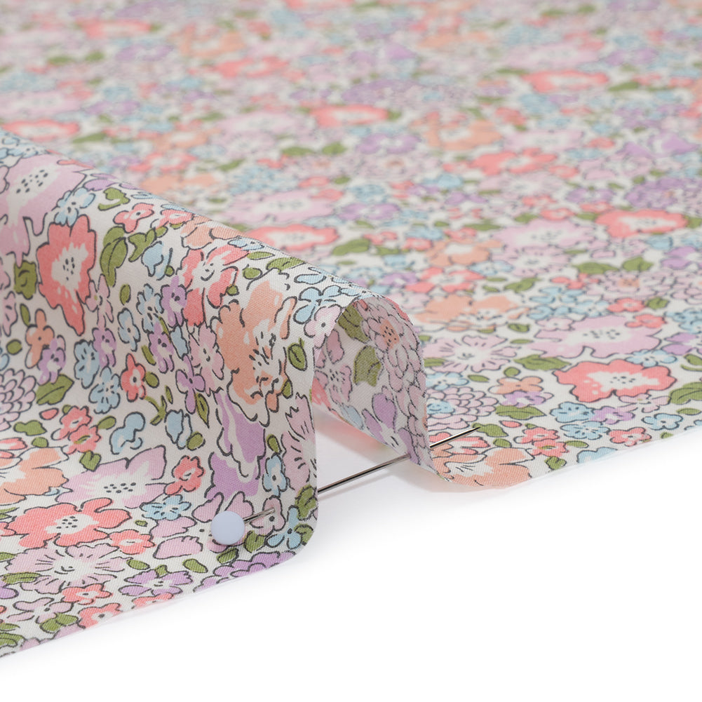 Liberty Fabrics Tana Lawn® - Michelle Light Pink - Baby Pink, Lavender and Light Blue Floral