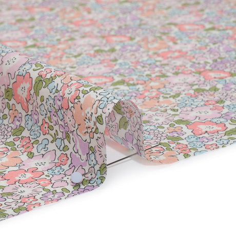 Liberty Fabrics Tana Lawn® - Michelle Light Pink - Baby Pink, Lavender and Light Blue Floral
