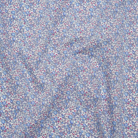 Liberty Fabrics Tana Lawn® - Michelle Eloise Purple - Light Purple, Baby Blue and Pink Little Floral Vines