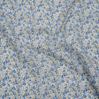 Liberty Fabrics Tana Lawn® - Michelle Eloise Blue - Blue and Olive Green Little Floral Vines