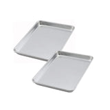 13" x 9.5" Quarter-Size Sheet Pan 16 Gauge 3003 Aluminum Open Bead Design