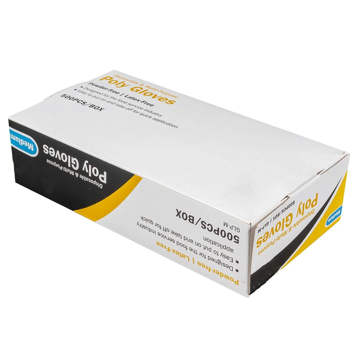 Disposable Textured Polyethylene Gloves Medium Clear