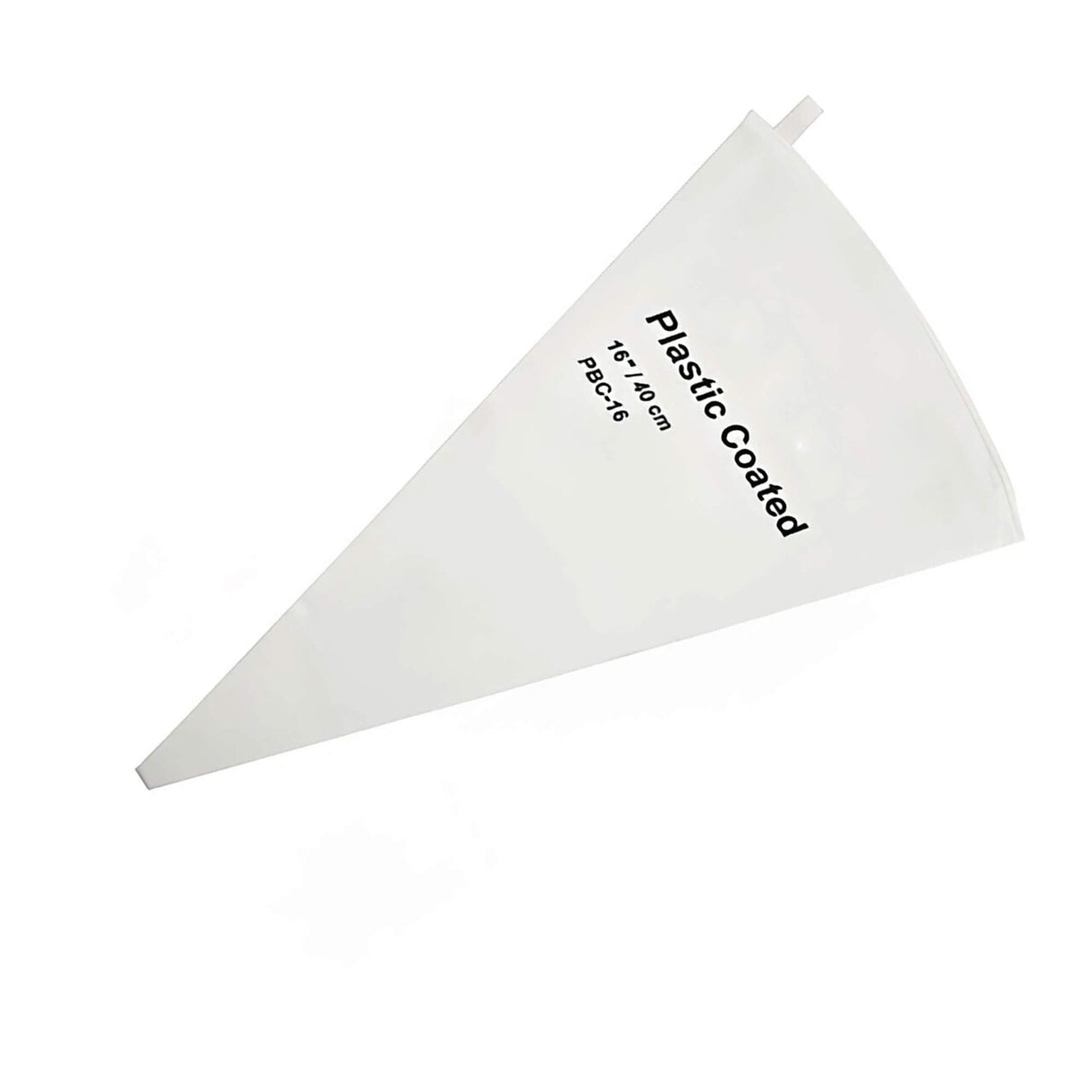 16 Inch Pastry Bag Cotton with Plastic Coating White